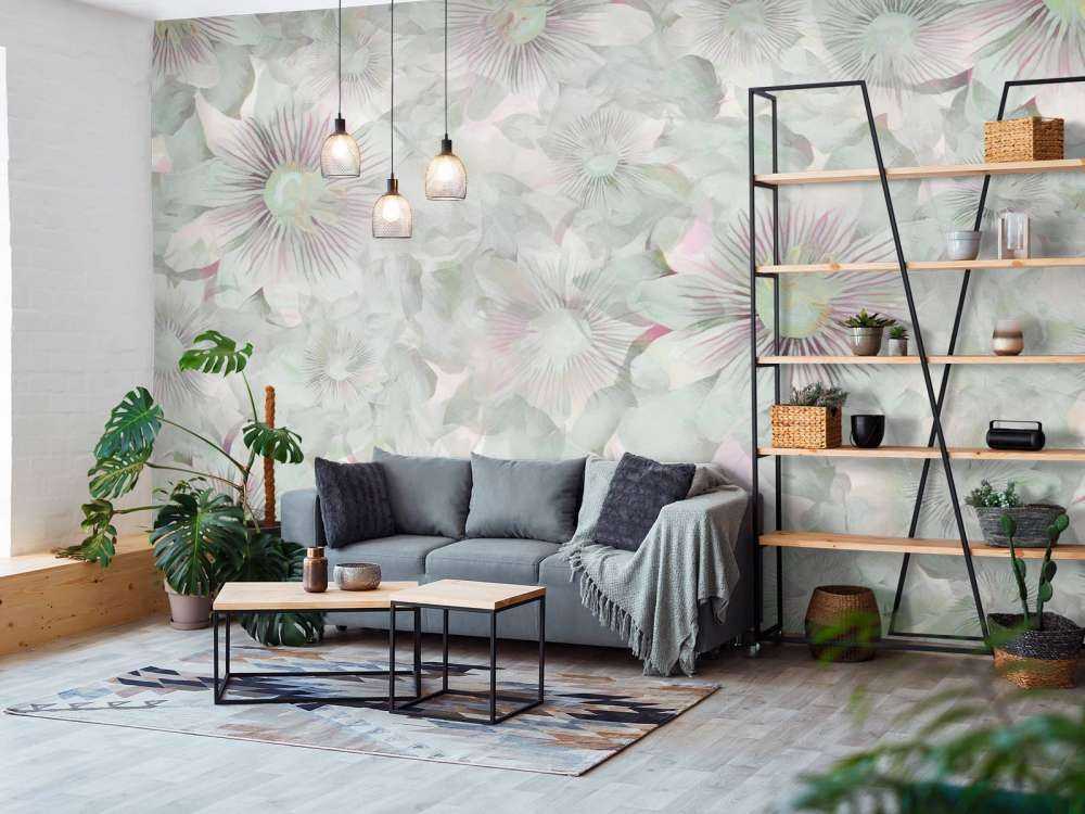 Botanical Watercolor Elegance Pastel Pink