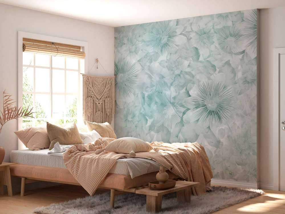 Botanical Watercolor Elegance Icy Mint