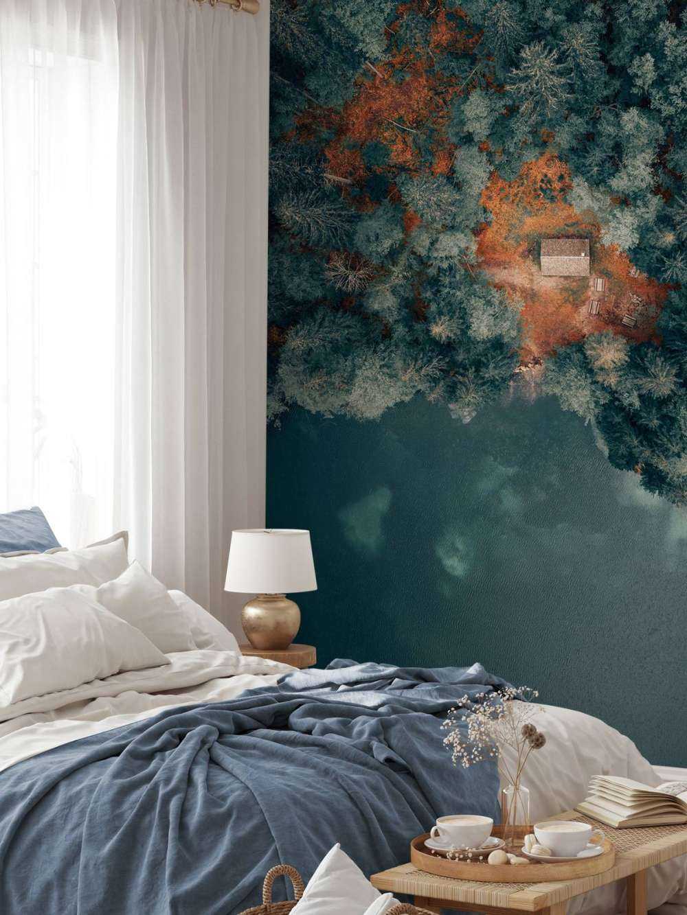 Cabin in the middle of the forest