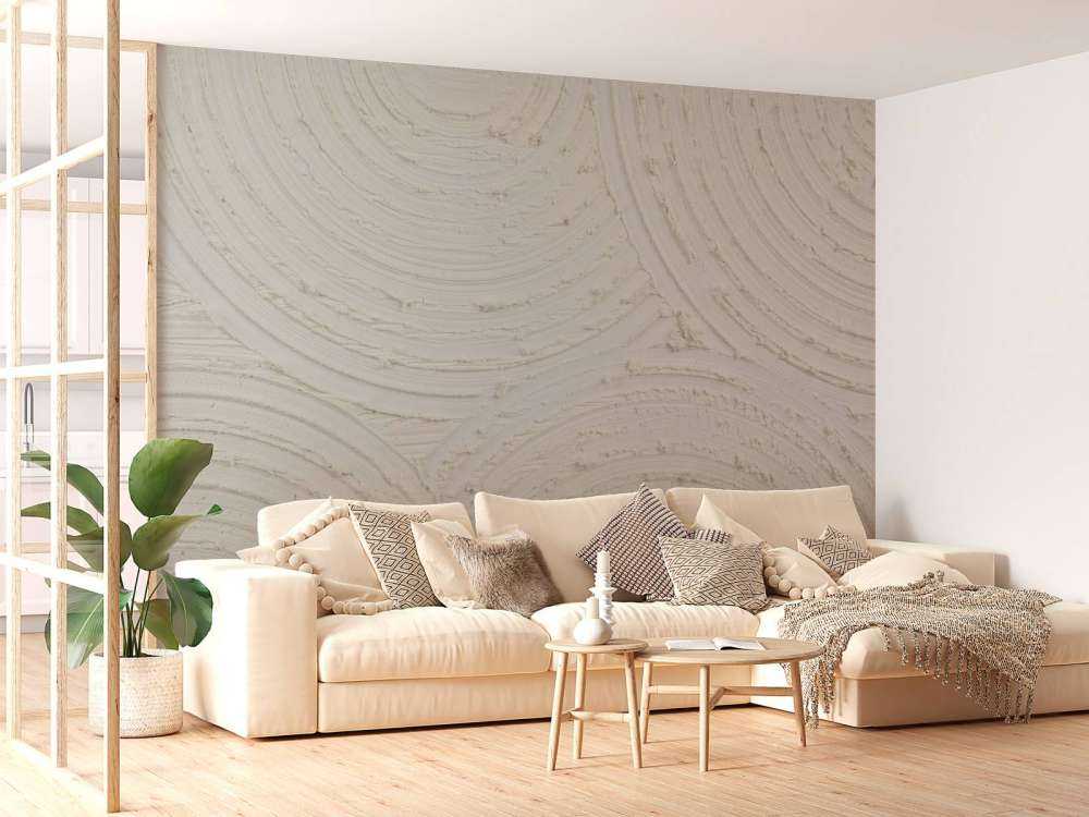 Zen circles coarse structure in off white
