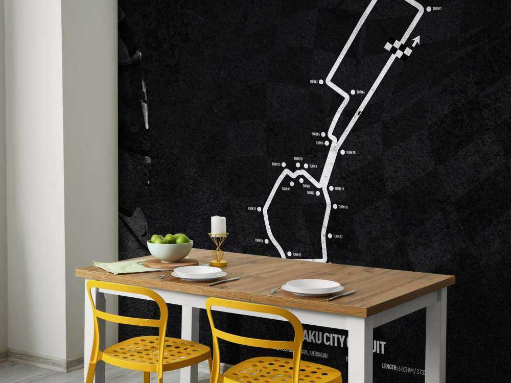 Formule 1 circuit - Baku City Circuit - Azerbaijan