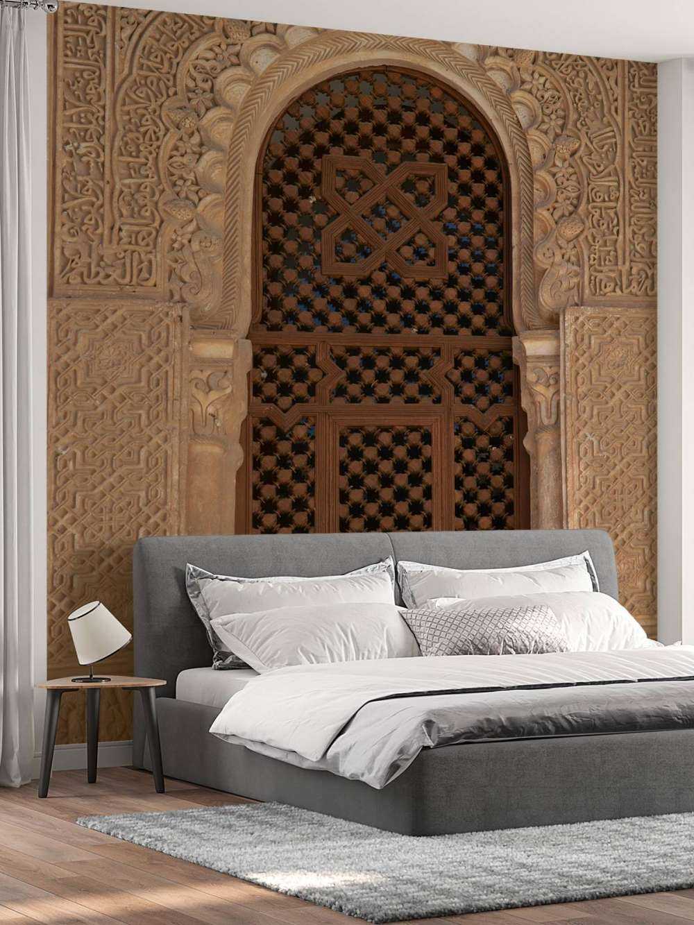 Ingang van een Moskee