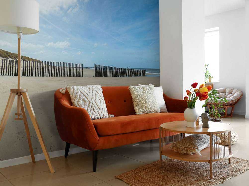 Breakwaters at the beach