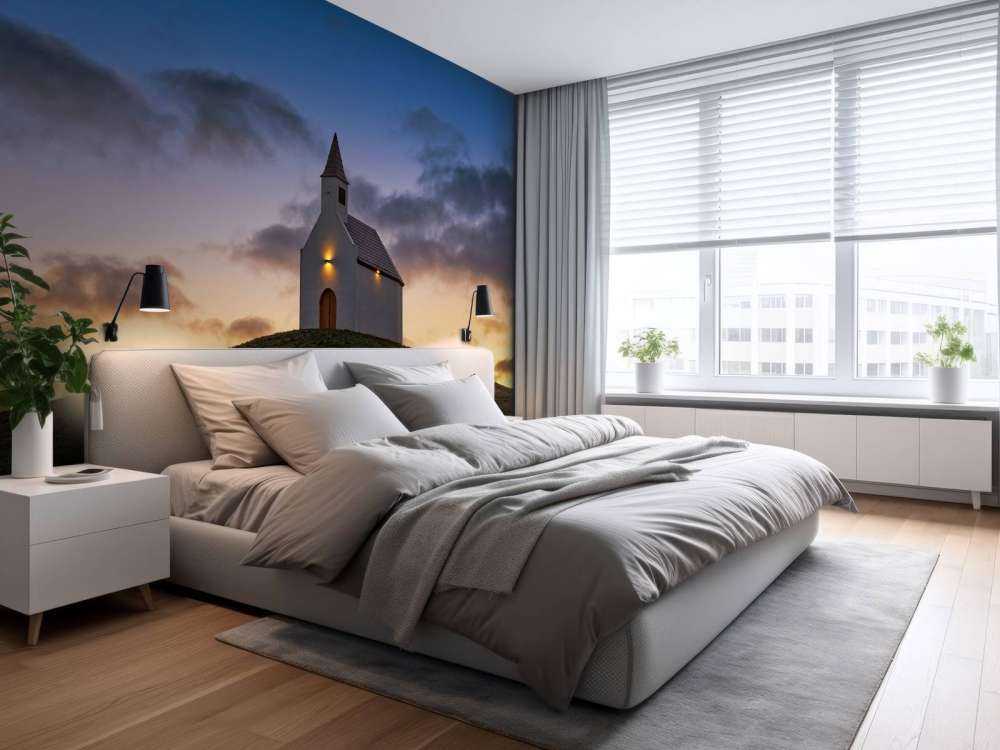 Kerkje bij zonsopgang