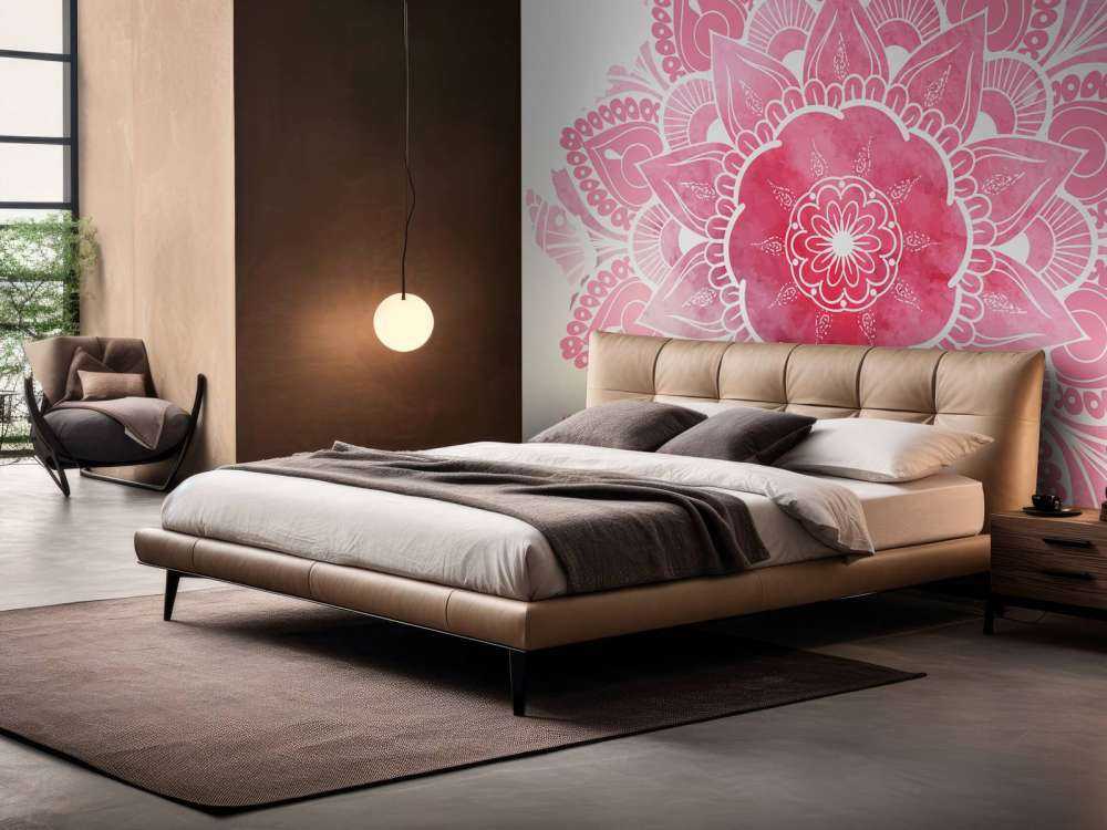 Mandala with flower pattern