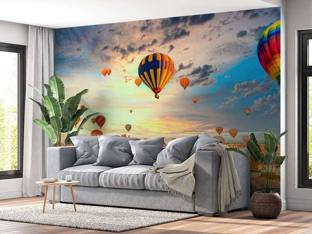 Beautiful hot air balloons