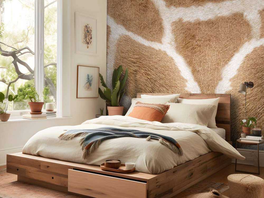 Giraffe skin