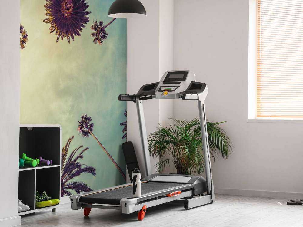 Bottom view of palm trees