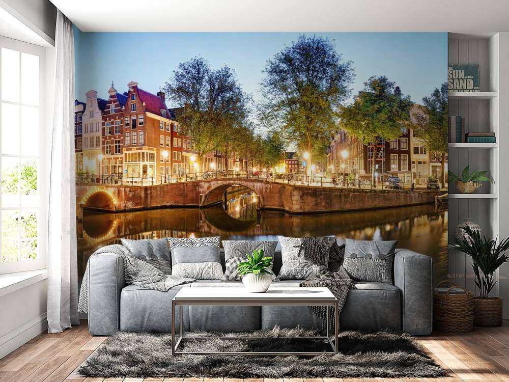 Amsterdam at night