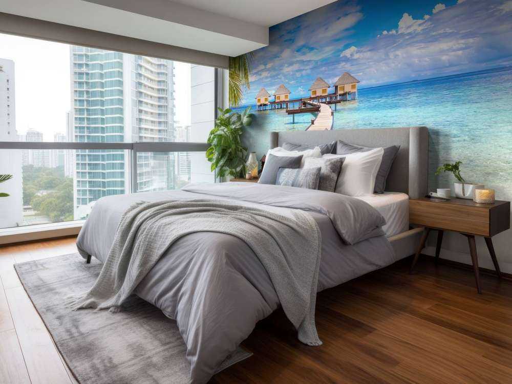 Water villas in the Maldives