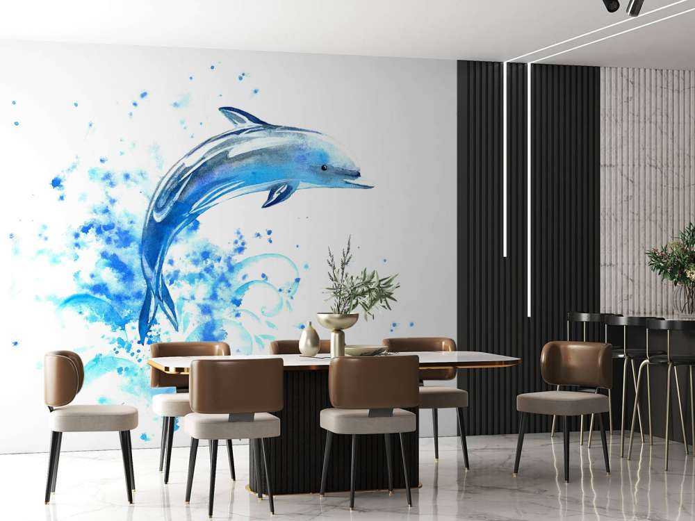 Jumping dolphin