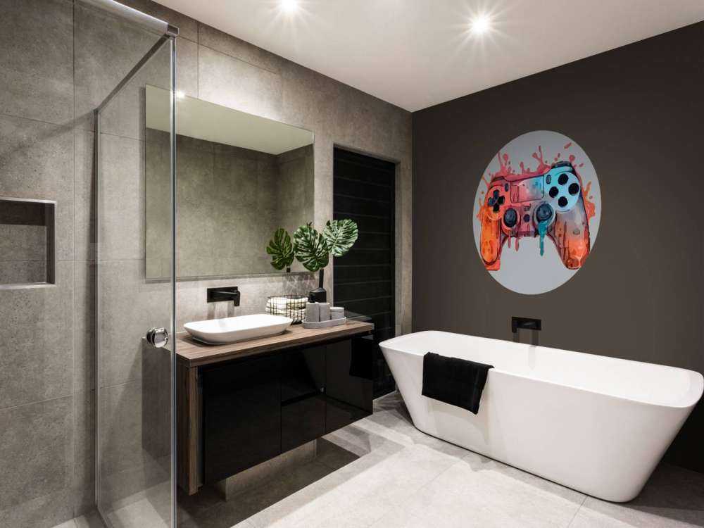 Watercolor Gamer Splash