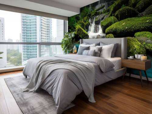 Waterfall in a jungle