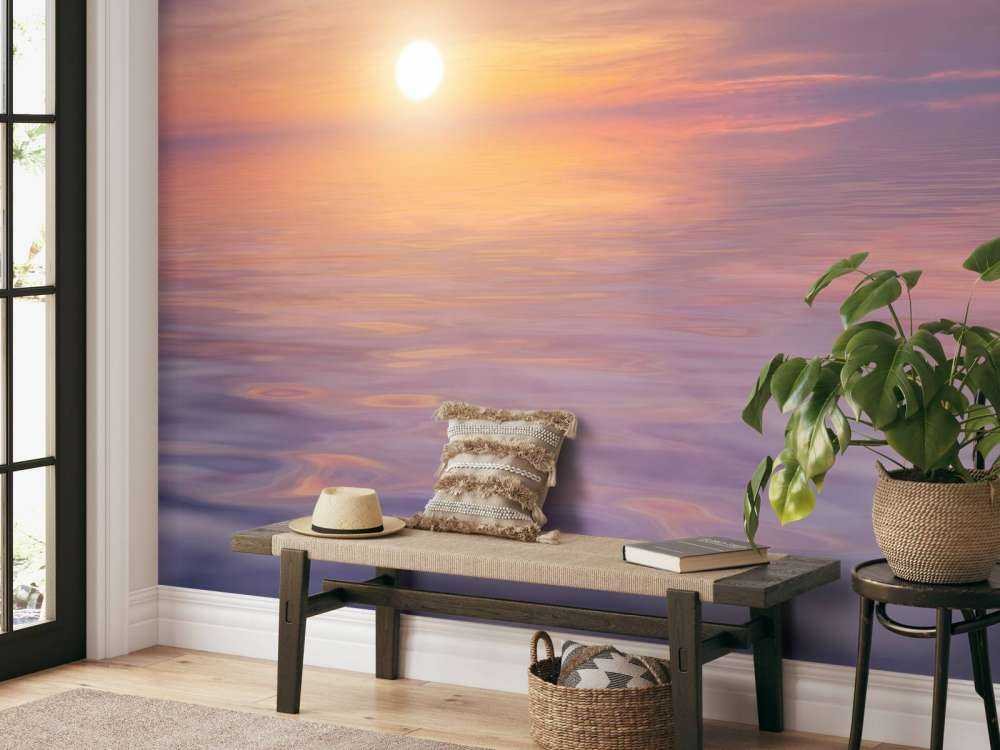 Lilac sunset