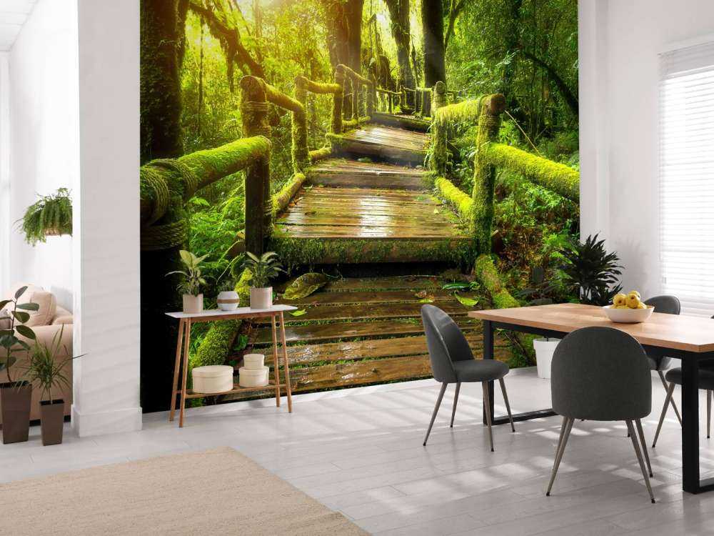 Large jungle stairs