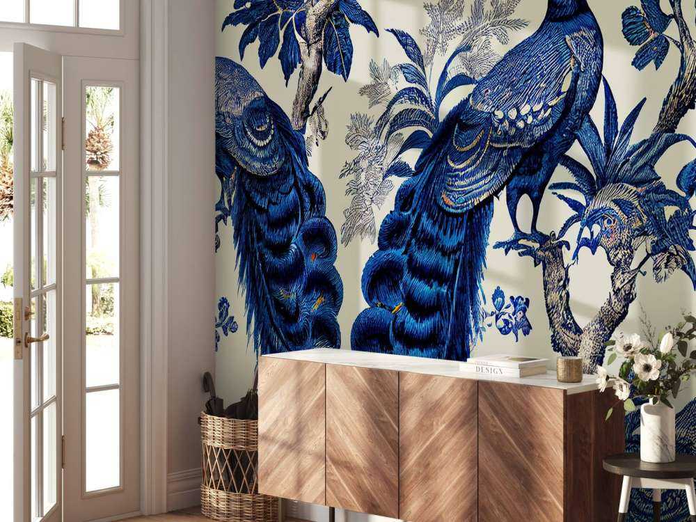 Royal Blue Peacock Splendor