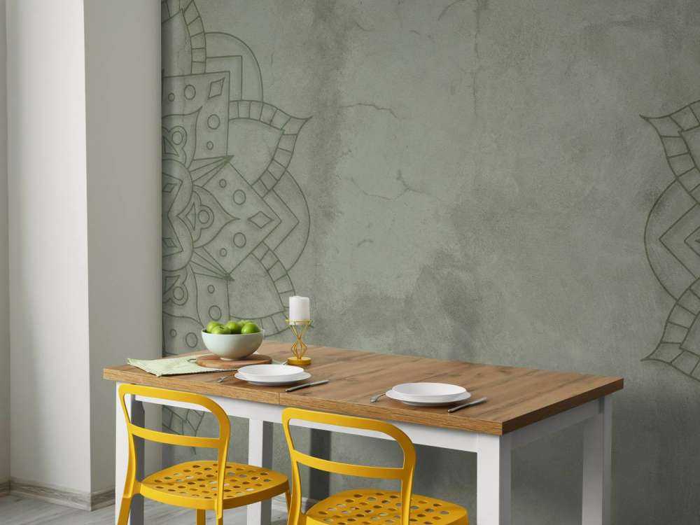 Green Weathered Mandala