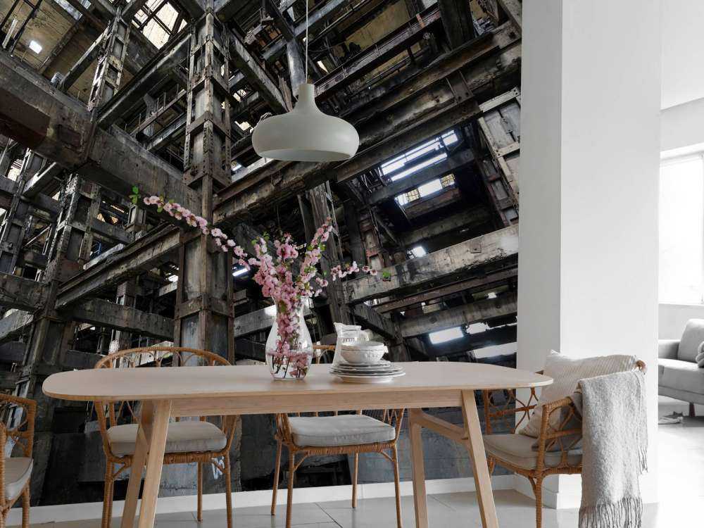 Old abandoned coal laundry