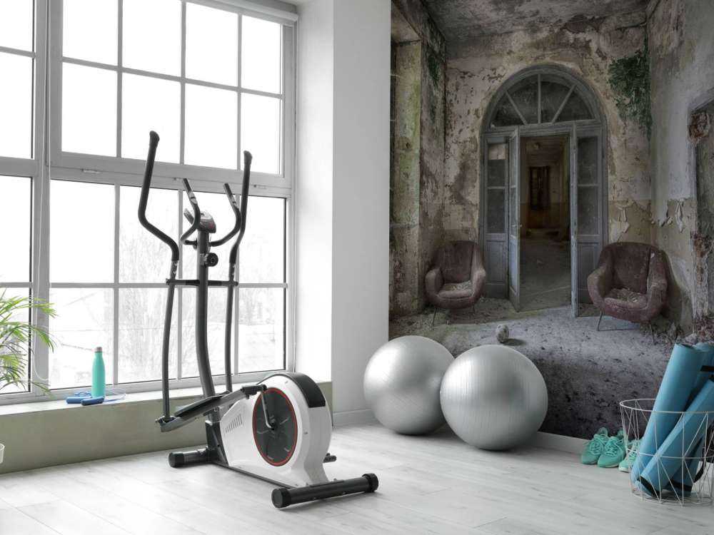 Corridor in abandoned house