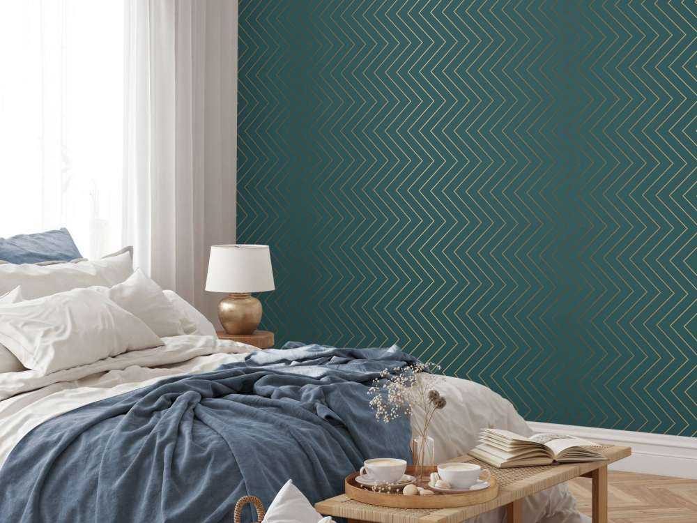 Zigzag teal