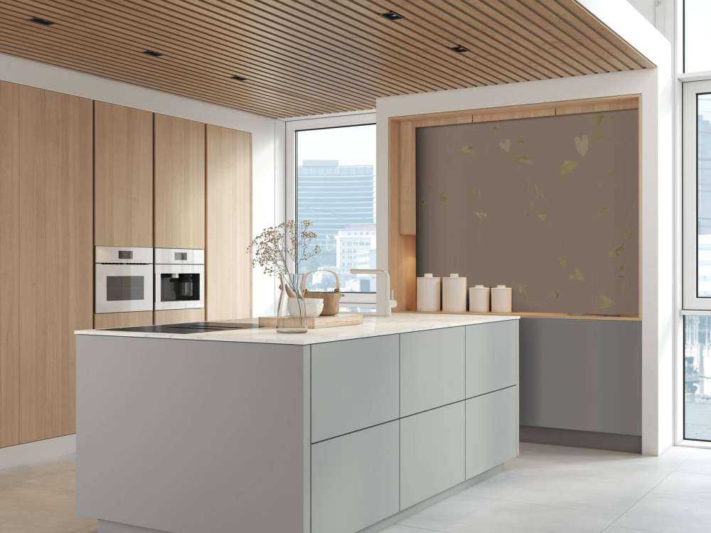 Hawthorn branches taupe