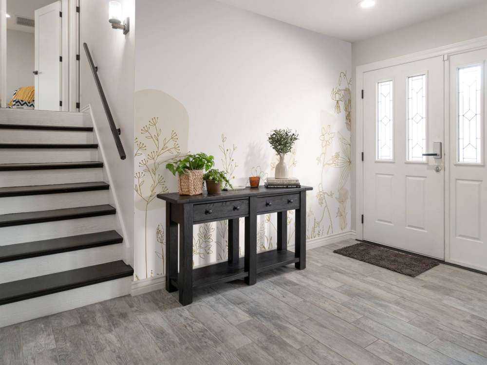 Flower field high beige and nature colours