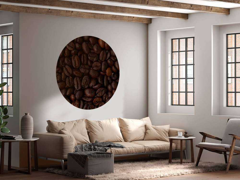 Coffee beans close up