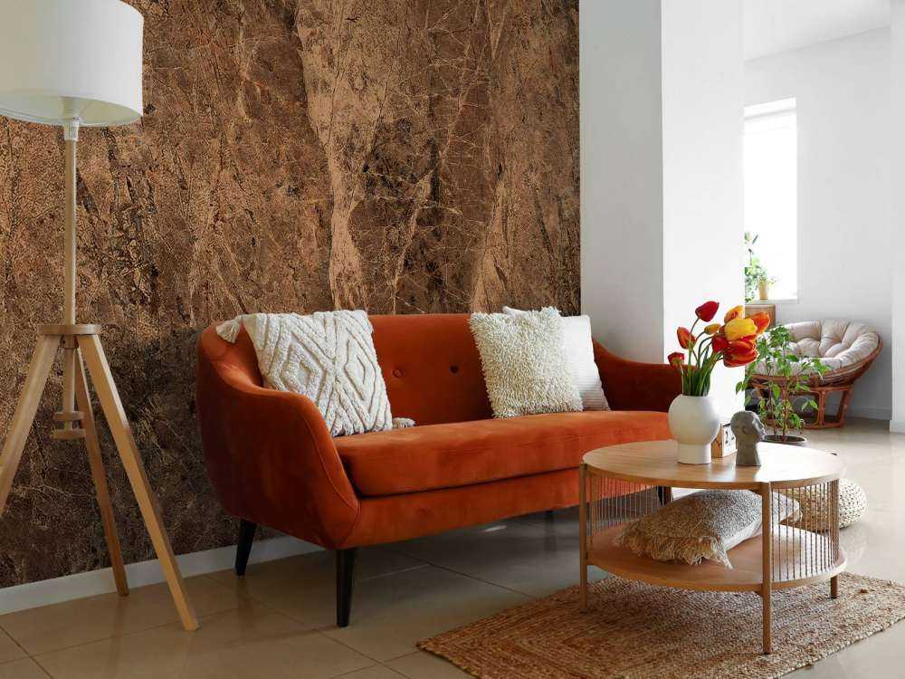 Texture of brown marble