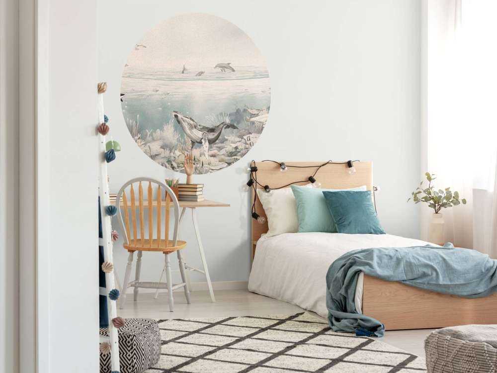 Ocean Landscape with Animals