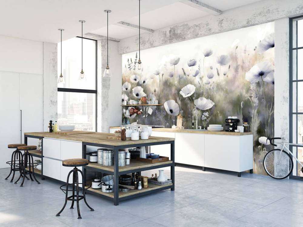 Wildflower dance - blue