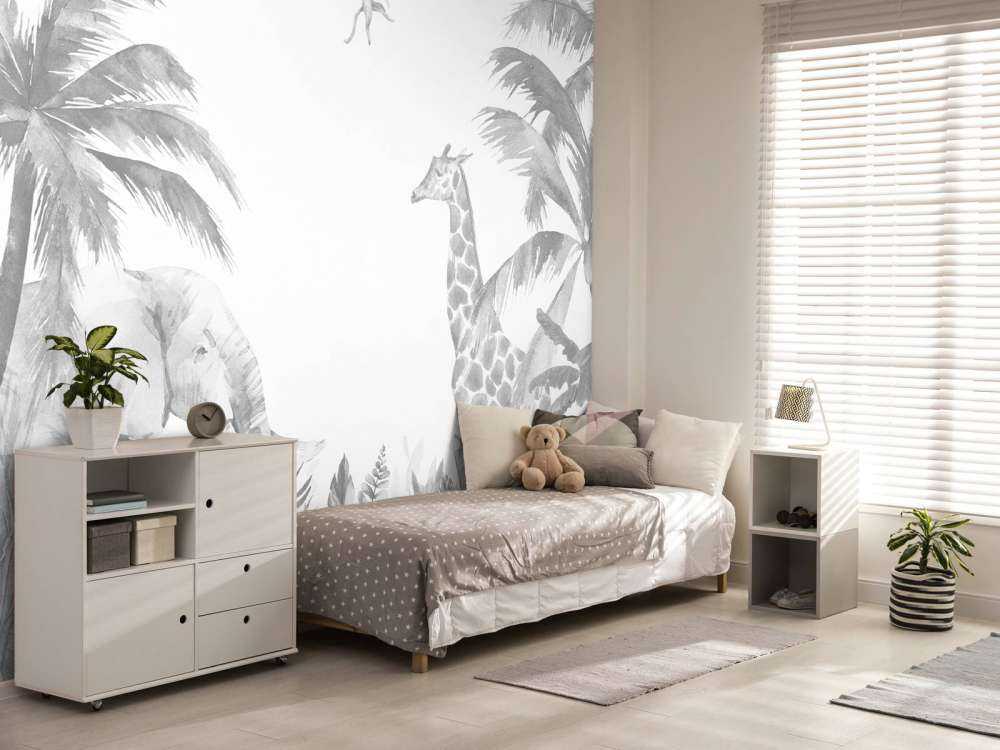 Cheerful jungle animals