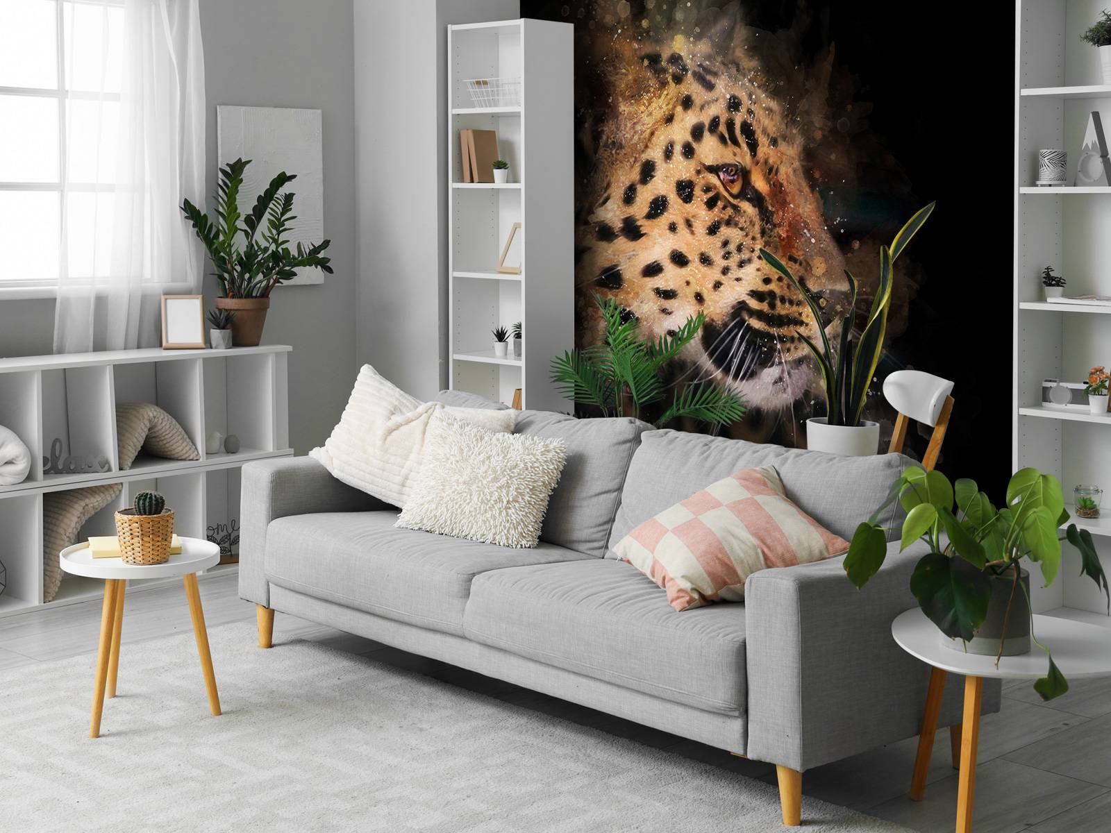 Painted leopard
