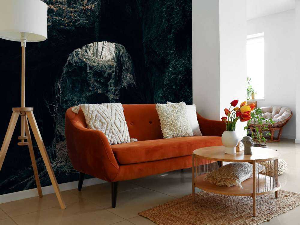 Old iron mines reclaimed by nature