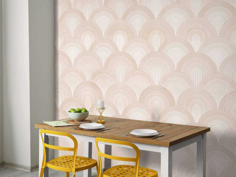 Boho ombre arcs - peach fuzz