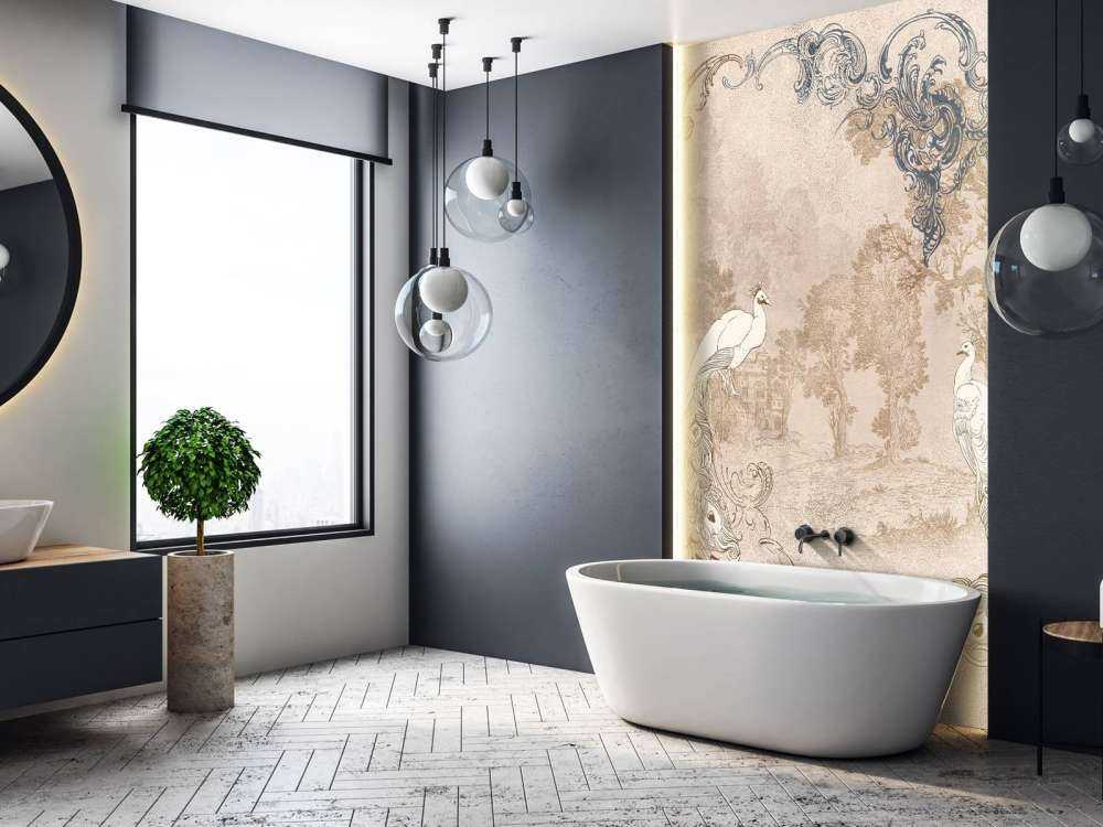 Baroque Peacock Splendor from a Modern Perspective