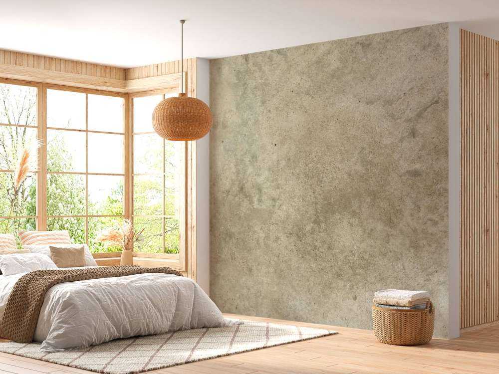 Light grey polished concrete