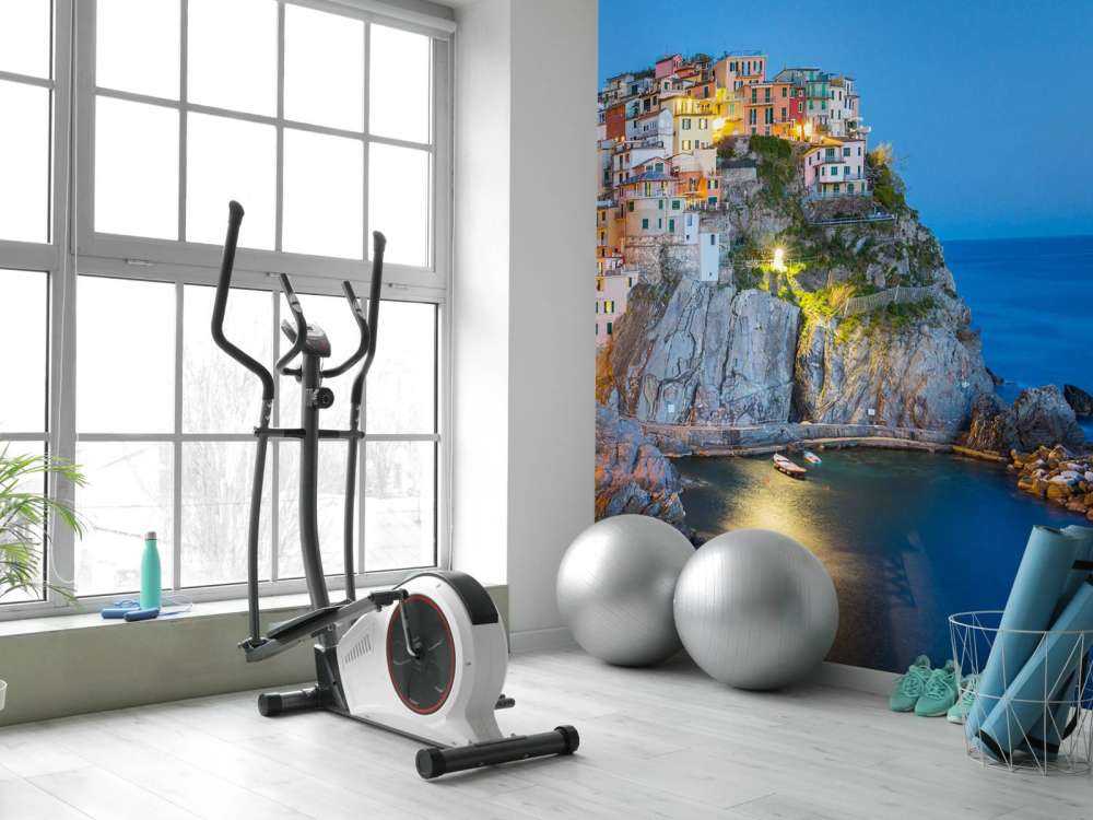 Italian city by night