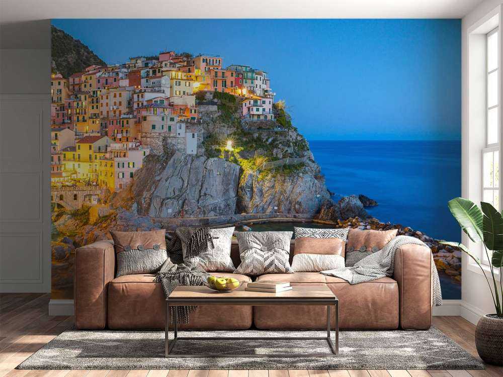 Italian city by night