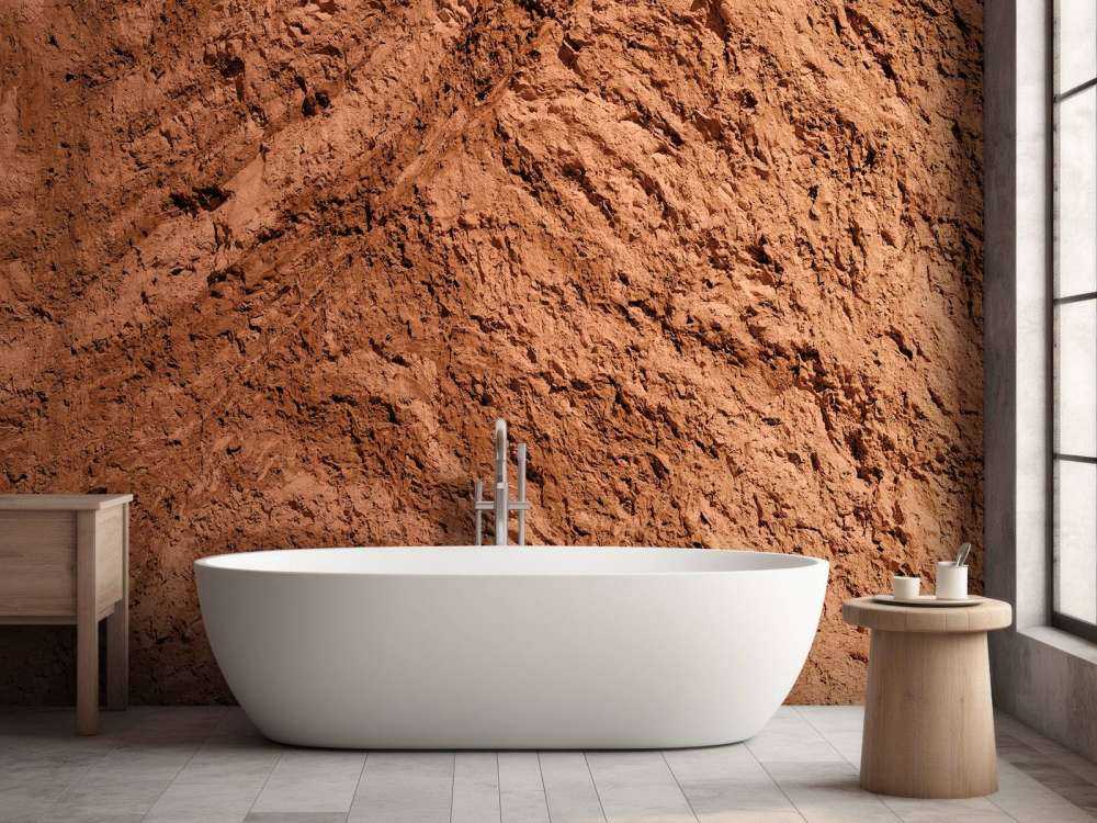 Coarse terracotta structure