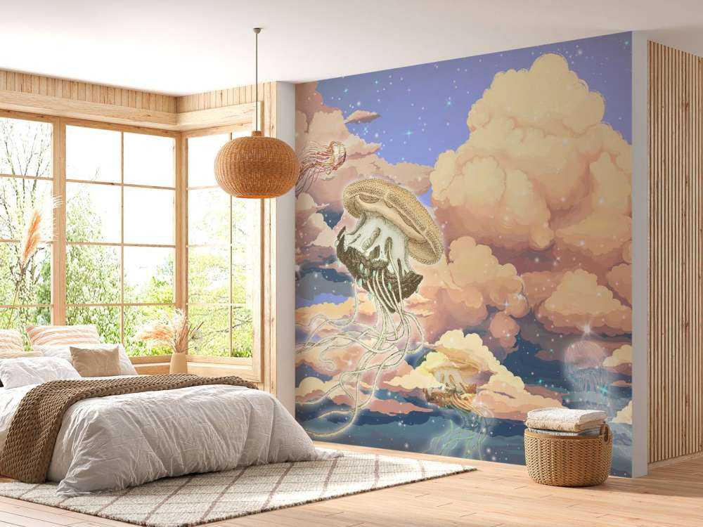 Jellyfish in the clouds