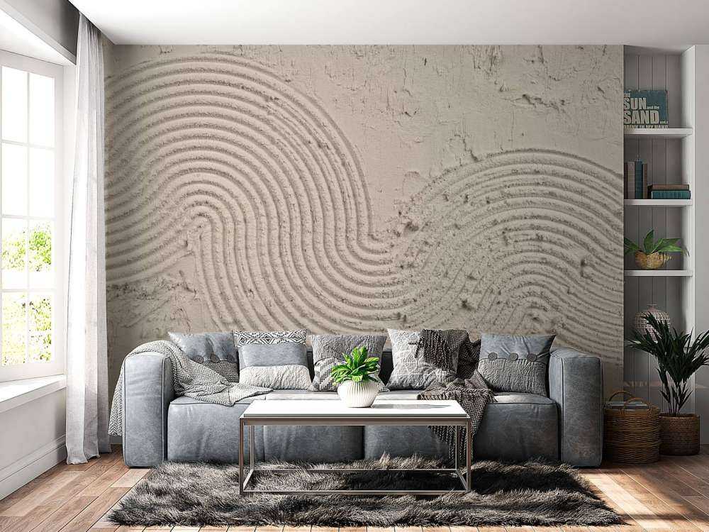 Texture art in linen