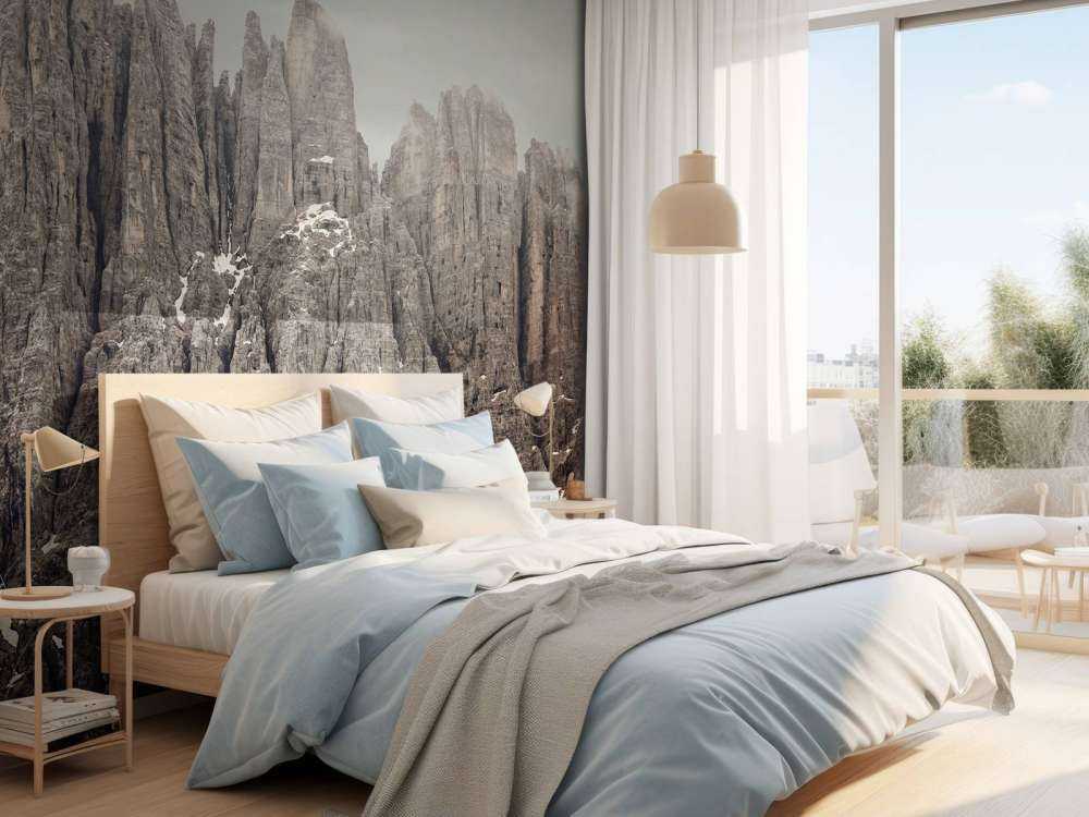 Mountain Peaks in the Dolomites