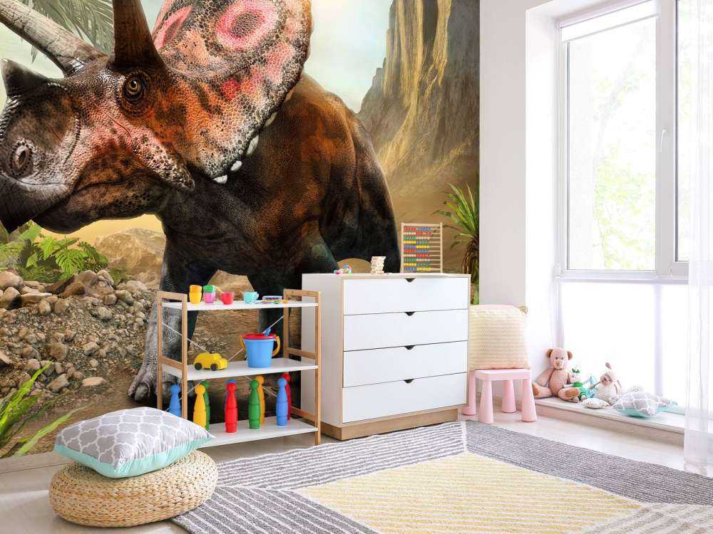 Torosaurus in the forest