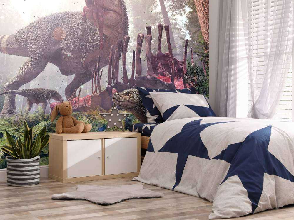 Tyrannosaurus Rex and its cubs