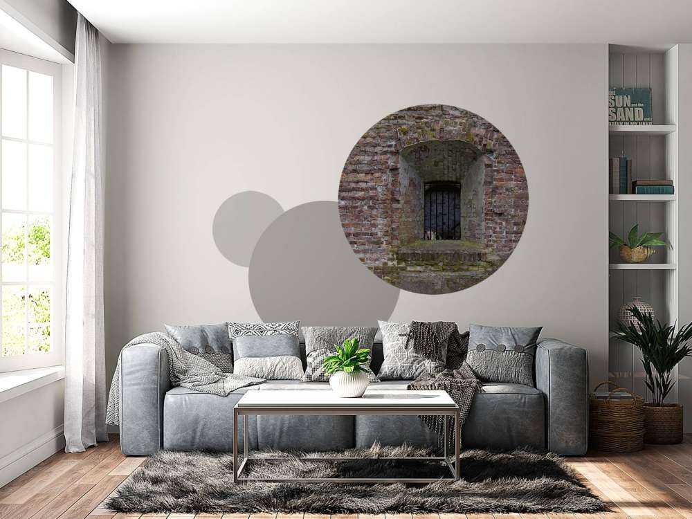 Recess in old wall