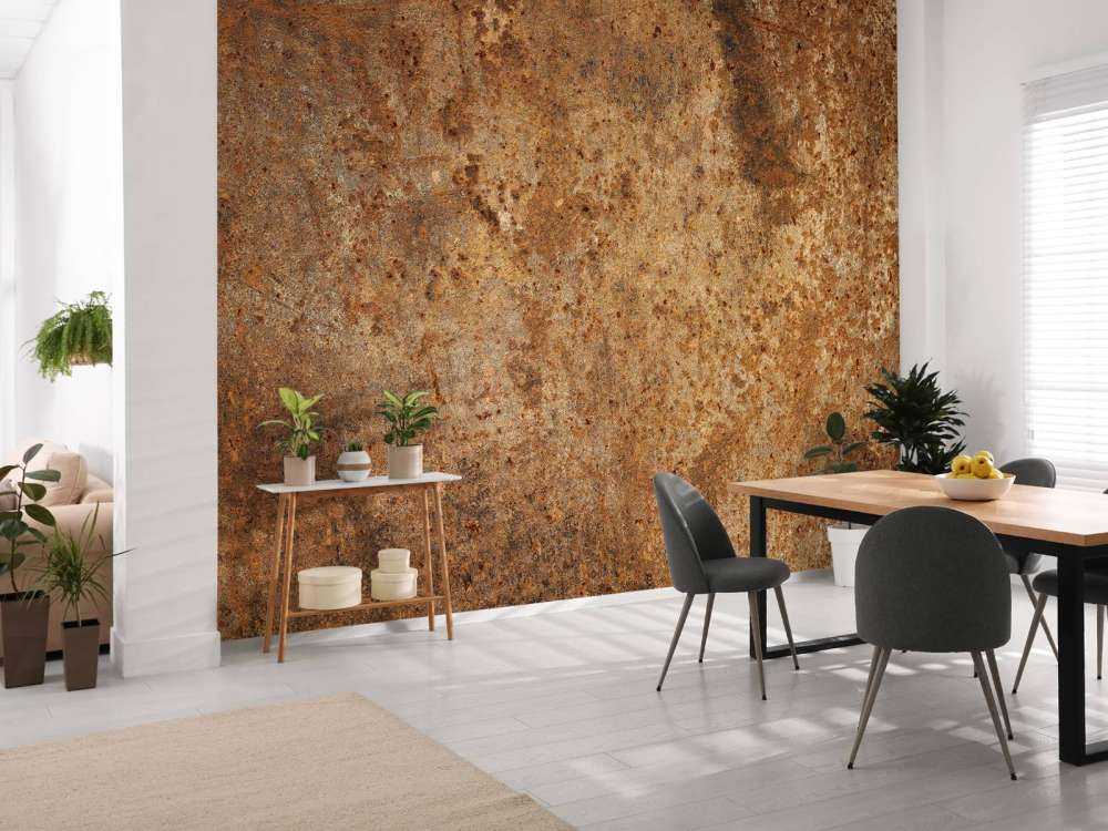 Rusted metal texture