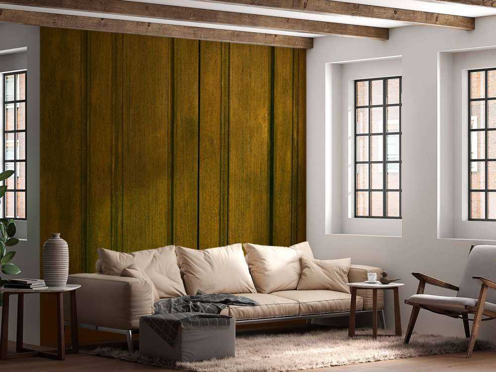 Ochre yellow wood