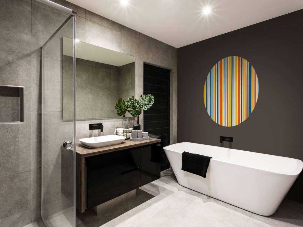 Colored stripes