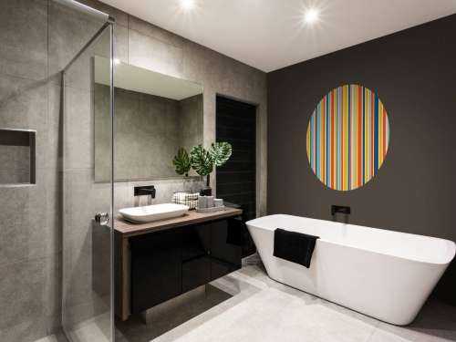 Colored stripes