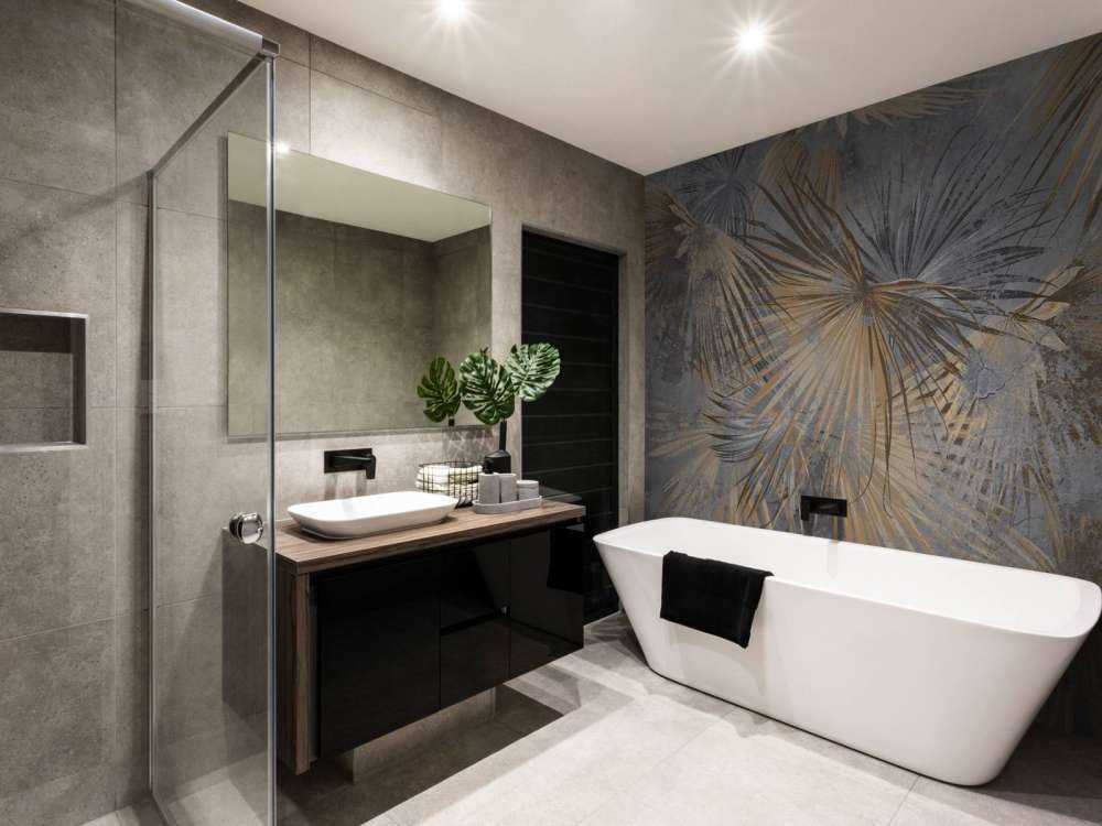 Exotic leaves concrete